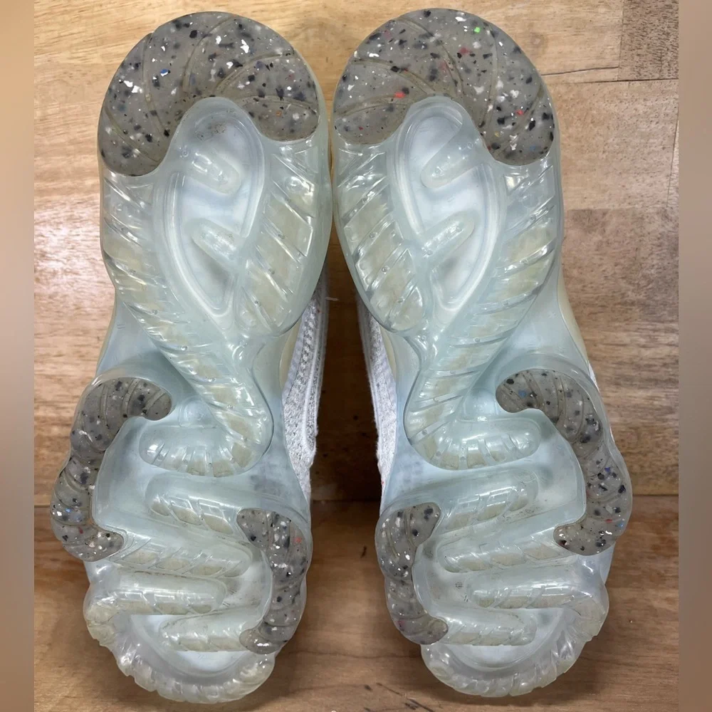 Nike Air VaporMax 2021 Flyknit Womens Size 10 Running Shoes Sneakers White - Picture 8 of 10